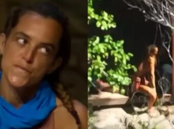 Χαμός στο Survivor: Η στιγμή που Μάριος και Καρολίνα φιλιούνται στο στόμα, δεν είδαν την κάμερα και πιάστηκαν στα πράσα