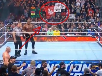 Έλληνες έσκασαν στο WWE με σημαία του Ολυμπιακού και ζητούσαν σουβλάκι κοτόπουλο (vids)