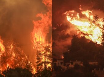 ΕΚΤΑΚΤΟ – Μεγάλη φωτιά μέσα στη νύχτα: Μάχη των πυροσβεστών για να μην ξεφύγει η κατάσταση