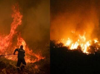 Φωτιά στις Σέρρες- Επιχειρούν 80 πυροσβέστες- Συνελήφθησαν 4 άτομα για εμπρησμό